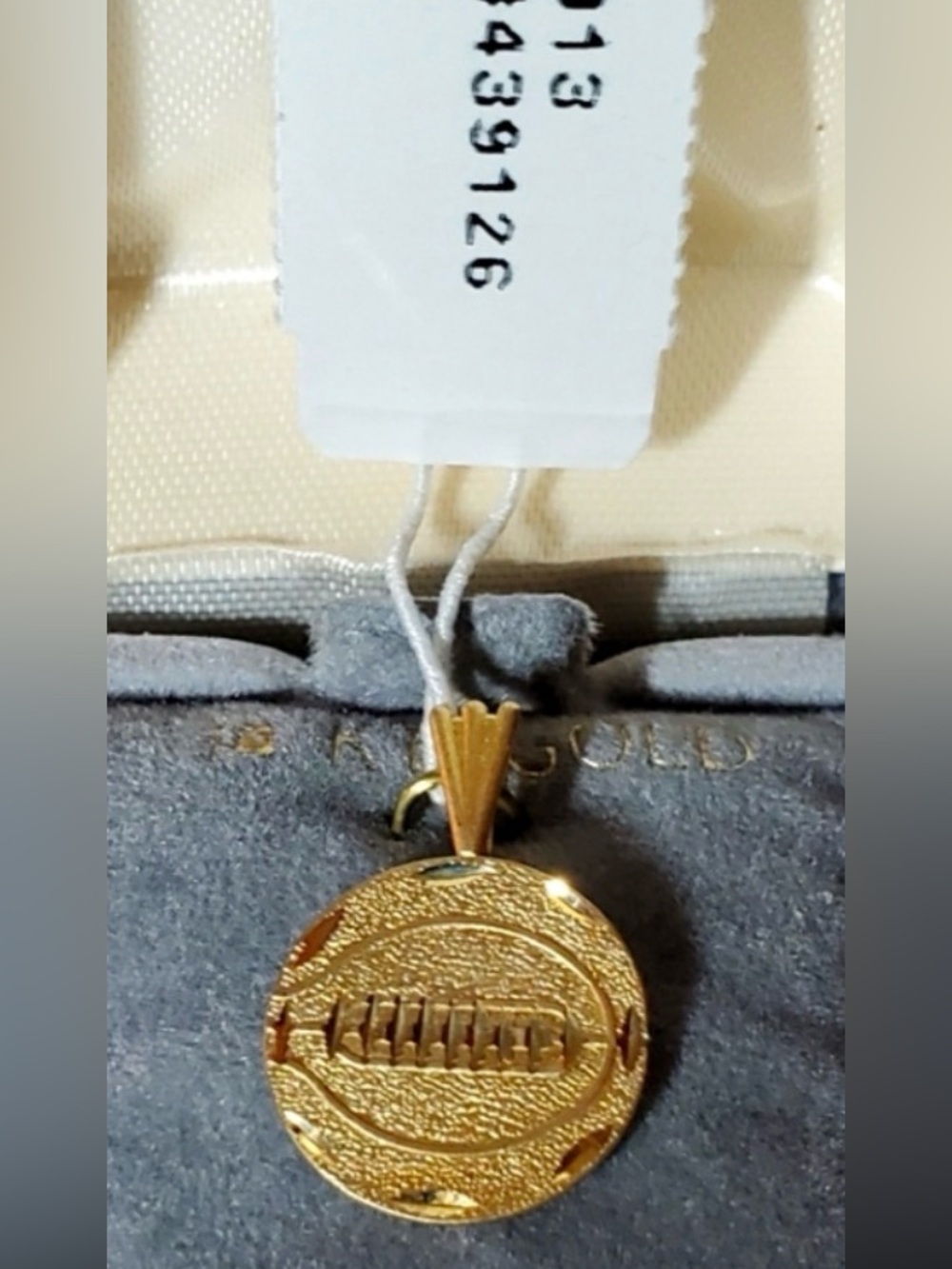 14K Gold Basketball Charm For Adult Teen Tween Unisex NWT